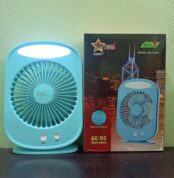 Bright-Star-BS-L2895-Rechargeable-Multiple-Modes-Portable-Mini-Desk-Fan-With-LED-Light