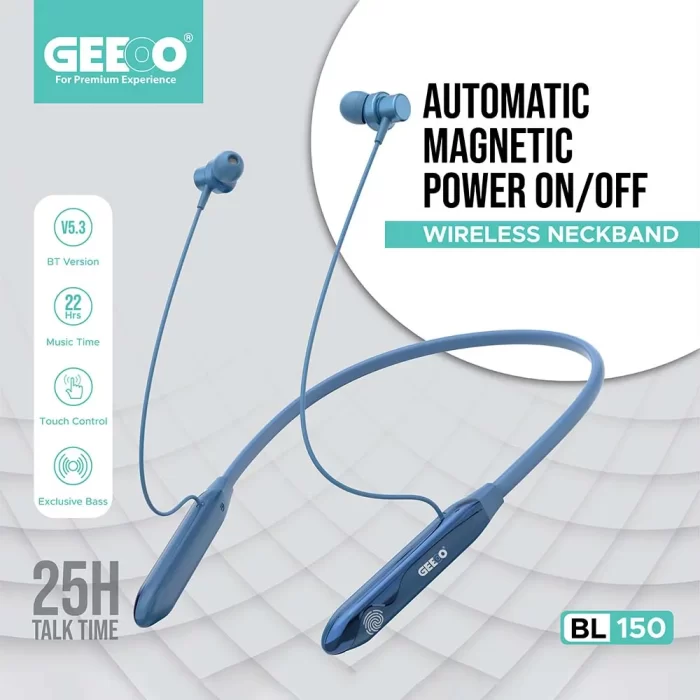 Geeoo BL-150 Neckband In-ear Earphone